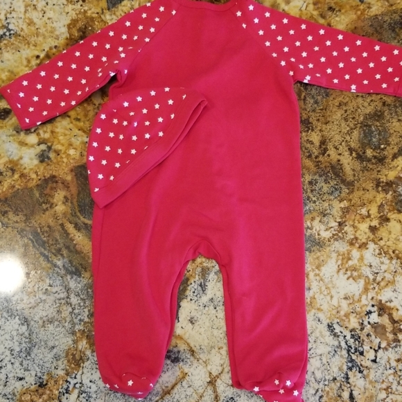 Little Me My First Christmas Red Onesie - Picture 2 of 3